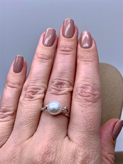 *Кольцо р.17 Белый Жемчуг д.9-9,5 цв Белое арт. 1.0248.0.b-523 Вес 2,71 г - фото 346287 *Кольцо р.17 Белый Жемчуг д.9-9,5 цв Белое арт. 1.0248.0.b-523 Вес 2,71 г - фото 346287