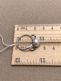 *Кольцо р.17 Белый Жемчуг д.9-9,5 цв Белое арт. 1.0248.0.b-523 Вес 2,71 г - фото 346290 *Кольцо р.17 Белый Жемчуг д.9-9,5 цв Белое арт. 1.0248.0.b-523 Вес 2,71 г - фото 346290