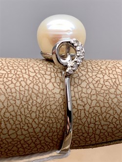 *Кольцо р.17 Белый Жемчуг д.9-9,5 цв Белое арт. 1.0243.0.b-509 Вес 2,97 г - фото 346295 *Кольцо р.17 Белый Жемчуг д.9-9,5 цв Белое арт. 1.0243.0.b-509 Вес 2,97 г - фото 346295