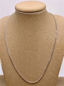 *Цепь р.40 цв Белое арт. ЦЯ150СА4гР-А588-248 (Вес 3,54 г) - фото 346334