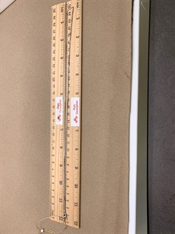 *Цепь р.60 цв Белое арт. ЦЯ150СА4гР-А588-239 (Вес 5,18 г) - фото 346346