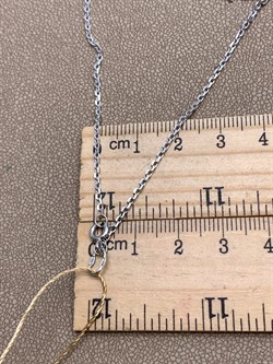 *Цепь р.55 цв Белое арт. ЦЯ150СА4гР-А588-176 (Вес 4,78 г) - фото 346350