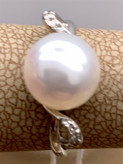 *Кольцо р.16,5 Белый Жемчуг д.9-9,5 цв Белое арт. 1.0248.0.b-269 Вес 2,86 г - фото 346445 *Кольцо р.16,5 Белый Жемчуг д.9-9,5 цв Белое арт. 1.0248.0.b-269 Вес 2,86 г - фото 346445