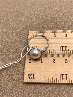 *Кольцо р.16,5 Белый Жемчуг д.9-9,5 цв Белое арт. 1.0248.0.b-269 Вес 2,86 г - фото 346450 *Кольцо р.16,5 Белый Жемчуг д.9-9,5 цв Белое арт. 1.0248.0.b-269 Вес 2,86 г - фото 346450