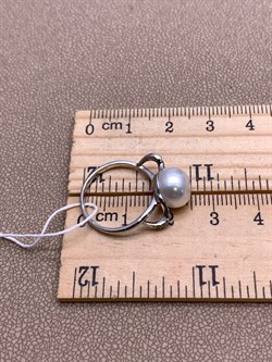 *Кольцо р.16,5 Белый Жемчуг д.9-9,5 цв Белое арт. 1.0248.0.b-269 Вес 2,86 г - фото 346451 *Кольцо р.16,5 Белый Жемчуг д.9-9,5 цв Белое арт. 1.0248.0.b-269 Вес 2,86 г - фото 346451