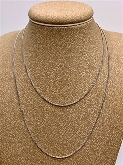 *Цепь 60 см. цв Белое "ПАНЦИРЬ" арт. ЦП130А2гР-А588-015 (Вес 2,36 г) - фото 346487 *Цепь 60 см. цв Белое "ПАНЦИРЬ" арт. ЦП130А2гР-А588-015 (Вес 2,36 г) - фото 346487