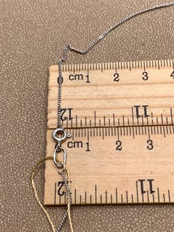 *Цепь 60 см. цв Белое "ПАНЦИРЬ" арт. ЦП130А2гР-А588-015 (Вес 2,36 г) - фото 346489 *Цепь 60 см. цв Белое "ПАНЦИРЬ" арт. ЦП130А2гР-А588-015 (Вес 2,36 г) - фото 346489