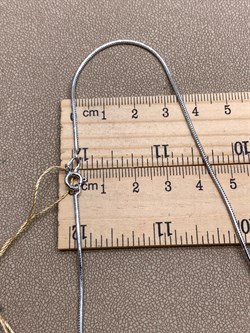 *Цепь р.40 цв Белое арт. ЦП150УКА1ПгР-А588-482 (Вес 6,67 г) - фото 346544