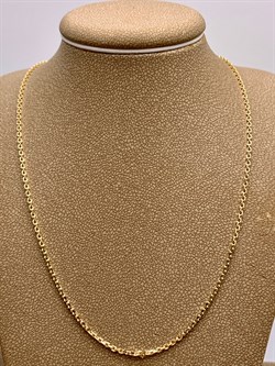 *Цепь 50 см. цв Лимонное "ЯКОРЬ" арт. ЦЯ150СА4-А53-747 (Вес 4,52 г) - фото 346604