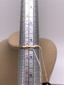 *Кольцо р.18,5 д.6,5-7 Белый Жемчуг цв Красное арт. 1.0676.0.d-892 Вес 3,06 г - фото 346644