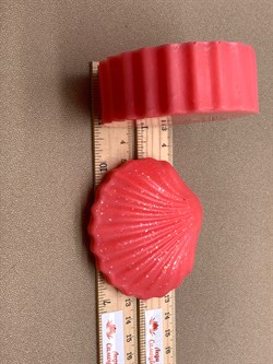 Шкатулка ракушка Кораллово-Розовый арт 054825 вес 133,01 гр Украшение для интерьера Ручная работа - фото 346723