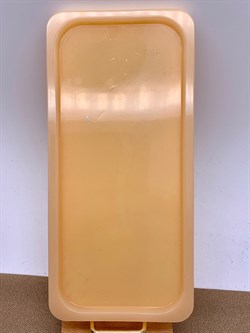 Поднос арт 071725 Бежевый вес 76,32 гр 8*17,5 см Украшение для интерьера Ручная работа - фото 346807