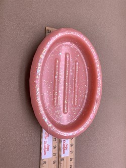 Мыльница арт 071925 вес 131,59 гр 10*14,5*2,5 см Пудровый розовый Украшение для интерьера Ручная работа - фото 346817 Мыльница арт 071925 вес 131,59 гр 10*14,5*2,5 см Пудровый розовый Украшение для интерьера Ручная работа - фото 346817