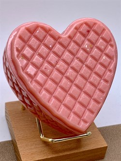 Шкатулка сердце вафелька арт 072125 Пудровый розовый вес 78,08 гр 7*8*3 см Украшение для интерьера Ручная работа - фото 346821 Шкатулка сердце вафелька арт 072125 Пудровый розовый вес 78,08 гр 7*8*3 см Украшение для интерьера Ручная работа - фото 346821