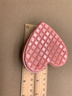 Шкатулка сердце вафелька арт 072125 Пудровый розовый вес 78,08 гр 7*8*3 см Украшение для интерьера Ручная работа - фото 346825 Шкатулка сердце вафелька арт 072125 Пудровый розовый вес 78,08 гр 7*8*3 см Украшение для интерьера Ручная работа - фото 346825