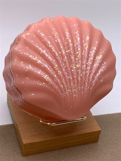 Шкатулка ракушка арт 073025 Пудровый вес 126,42 гр Украшение для интерьера Ручная работа - фото 346850 Шкатулка ракушка арт 073025 Пудровый вес 126,42 гр Украшение для интерьера Ручная работа - фото 346850