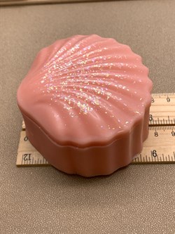 Шкатулка ракушка арт 073025 Пудровый вес 126,42 гр Украшение для интерьера Ручная работа - фото 346854 Шкатулка ракушка арт 073025 Пудровый вес 126,42 гр Украшение для интерьера Ручная работа - фото 346854