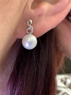 *Серьги Белый Жемчуг д.9-9,5 цв Белое арт. 2.0243.1.b-516 Вес 4,56 г - фото 346877 *Серьги Белый Жемчуг д.9-9,5 цв Белое арт. 2.0243.1.b-516 Вес 4,56 г - фото 346877