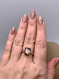 *Кольцо р.18 Дымчатый Кварц Раухтопаз арт. 3087003194-126 Вес 2,41 г - фото 346918 *Кольцо р.18 Дымчатый Кварц Раухтопаз арт. 3087003194-126 Вес 2,41 г - фото 346918