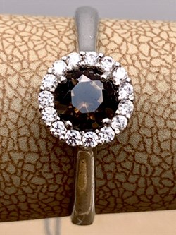 *Кольцо р.17,5 Дымчатый Кварц Раухтопаз арт. 3797003193Л-713 Вес 1,73 г - фото 346925 *Кольцо р.17,5 Дымчатый Кварц Раухтопаз арт. 3797003193Л-713 Вес 1,73 г - фото 346925