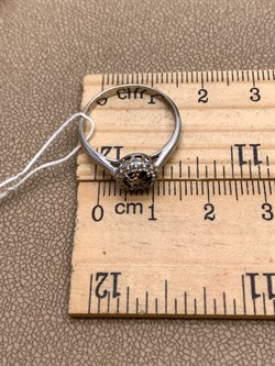 *Кольцо р.17,5 Дымчатый Кварц Раухтопаз арт. 3797003193Л-713 Вес 1,73 г - фото 346930 *Кольцо р.17,5 Дымчатый Кварц Раухтопаз арт. 3797003193Л-713 Вес 1,73 г - фото 346930