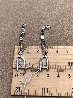 *Серьги Дымчатый Кварц Раухтопаз арт. 2340102513-984 Вес 4,55 г - фото 346958 *Серьги Дымчатый Кварц Раухтопаз арт. 2340102513-984 Вес 4,55 г - фото 346958