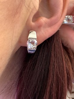 *Серьги Горный Хрусталь арт. 2340521118-120 Вес 5,52 г - фото 346963 *Серьги Горный Хрусталь арт. 2340521118-120 Вес 5,52 г - фото 346963