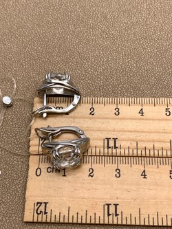 *Серьги Горный Хрусталь арт. 2340521534-168 Вес 8,1 г - фото 346973