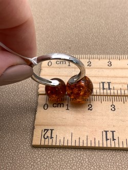 *Кольцо р.19 Шары Янтарь арт. 1340484318-1-580 Вес 3,33 г - фото 347029 *Кольцо р.19 Шары Янтарь арт. 1340484318-1-580 Вес 3,33 г - фото 347029