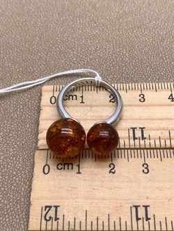 *Кольцо р.18 Шары Янтарь арт. 1340484318-1-573 Вес 3,25 г - фото 347047 *Кольцо р.18 Шары Янтарь арт. 1340484318-1-573 Вес 3,25 г - фото 347047