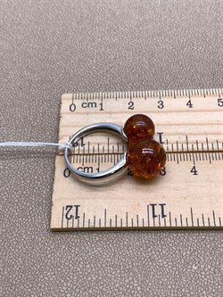 *Кольцо р.18 Шары Янтарь арт. 1340484318-1-573 Вес 3,25 г - фото 347048 *Кольцо р.18 Шары Янтарь арт. 1340484318-1-573 Вес 3,25 г - фото 347048