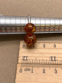 *Кольцо р.17 Шары Янтарь арт. 1340484318-1-542 Вес 3,08 г - фото 347050 *Кольцо р.17 Шары Янтарь арт. 1340484318-1-542 Вес 3,08 г - фото 347050