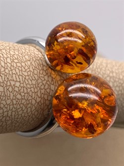 *Кольцо р.17 Шары Янтарь арт. 1340484318-1-542 Вес 3,08 г - фото 347053 *Кольцо р.17 Шары Янтарь арт. 1340484318-1-542 Вес 3,08 г - фото 347053