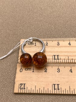 *Кольцо р.17 Шары Янтарь арт. 1340484318-1-542 Вес 3,08 г - фото 347055 *Кольцо р.17 Шары Янтарь арт. 1340484318-1-542 Вес 3,08 г - фото 347055