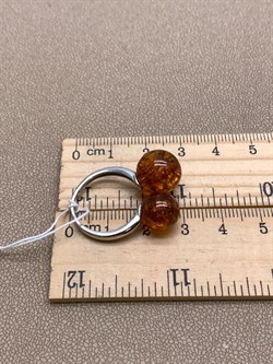 *Кольцо р.17 Шары Янтарь арт. 1340484318-1-542 Вес 3,08 г - фото 347056 *Кольцо р.17 Шары Янтарь арт. 1340484318-1-542 Вес 3,08 г - фото 347056