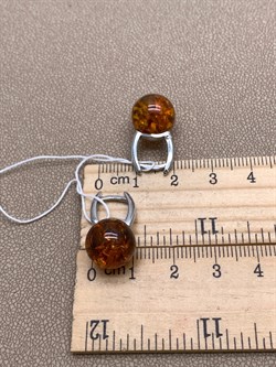 *Серьги Шары Янтарь арт. 2340484318-535 Вес 3,62 г - фото 347094 *Серьги Шары Янтарь арт. 2340484318-535 Вес 3,62 г - фото 347094