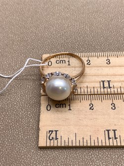 *Кольцо р.20 Белый Жемчуг д.12-12,5 цв Красное арт. 1.0831.0.b-631 Вес 5,04 г - фото 347149 *Кольцо р.20 Белый Жемчуг д.12-12,5 цв Красное арт. 1.0831.0.b-631 Вес 5,04 г - фото 347149