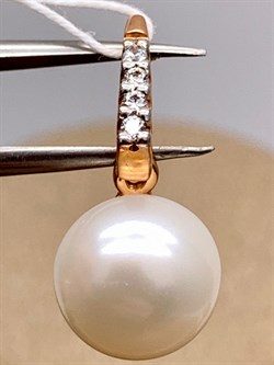 *Кулон Белый Жемчуг д.10-10,5 цв Красное арт. 3.0815.0.b-386 Вес 2,2 г - фото 347209 *Кулон Белый Жемчуг д.10-10,5 цв Красное арт. 3.0815.0.b-386 Вес 2,2 г - фото 347209