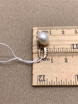 *Кулон Белый Жемчуг д.10-10,5 цв Красное арт. 3.0815.0.b-386 Вес 2,2 г - фото 347211 *Кулон Белый Жемчуг д.10-10,5 цв Красное арт. 3.0815.0.b-386 Вес 2,2 г - фото 347211