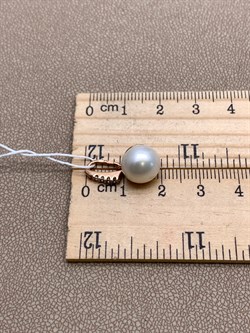 *Кулон Белый Жемчуг д.10-10,5 цв Красное арт. 3.0815.0.b-386 Вес 2,2 г - фото 347212 *Кулон Белый Жемчуг д.10-10,5 цв Красное арт. 3.0815.0.b-386 Вес 2,2 г - фото 347212