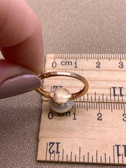 *Кольцо р.17 Белый Жемчуг д.10-10,5 цв Красное арт. 1.0815.0.b-232 Вес 3,14 г - фото 347221 *Кольцо р.17 Белый Жемчуг д.10-10,5 цв Красное арт. 1.0815.0.b-232 Вес 3,14 г - фото 347221