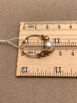 *Кольцо р.18,5 Белый Жемчуг д.8,5-9 цв Красное арт. 1.0247.0.b-485 Вес 2,93 г - фото 347346 *Кольцо р.18,5 Белый Жемчуг д.8,5-9 цв Красное арт. 1.0247.0.b-485 Вес 2,93 г - фото 347346