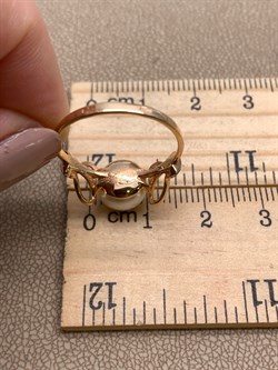 *Кольцо р.18 Белый Жемчуг д.8-8,5 цв Красное арт. 1.0247.0.b-720 Вес 2,87 г - фото 347354 *Кольцо р.18 Белый Жемчуг д.8-8,5 цв Красное арт. 1.0247.0.b-720 Вес 2,87 г - фото 347354