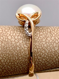 *Кольцо р.16,5 Белый Жемчуг д.9-9,5 цв Красное арт. 1.0249.0.b-627 Вес 3,7 г - фото 347376 *Кольцо р.16,5 Белый Жемчуг д.9-9,5 цв Красное арт. 1.0249.0.b-627 Вес 3,7 г - фото 347376