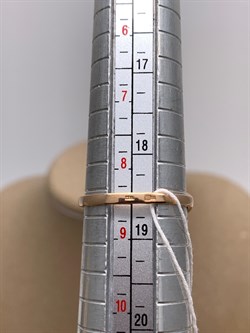 *Кольцо р.18,5 Белый Жемчуг д.11-11,5 цв Красное арт. 1.0902.0.b-803 Вес 4,41 г - фото 347393