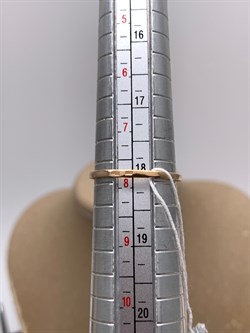 *Кольцо р.18 Белый Жемчуг д.9,5-10 цв Красное арт. 1.0865.0.b-684 Вес 3,07 г - фото 347433