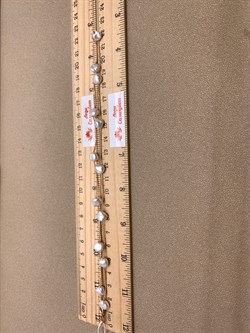 *Ожерелье р.45 Белый Жемчуг цв Красное арт. 6.F004.a.z-528 Вес 6,59 г - фото 347528