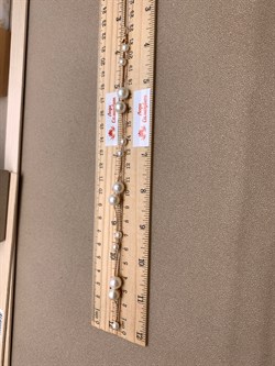 *Ожерелье р.45 Жемчуг цв Красное арт. 6550F003.a.m.045-951 Вес 8,22 г - фото 347560