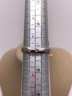 *Кольцо р.17-19 Янтарь арт. 63030216546-199, (Вес 6,7г) - фото 349538