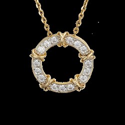 *Подвеска Белый Фианит цв Лимонное арт. 03-3107-00-501-1130-38-959 (вес 2,5 г) - фото 51852